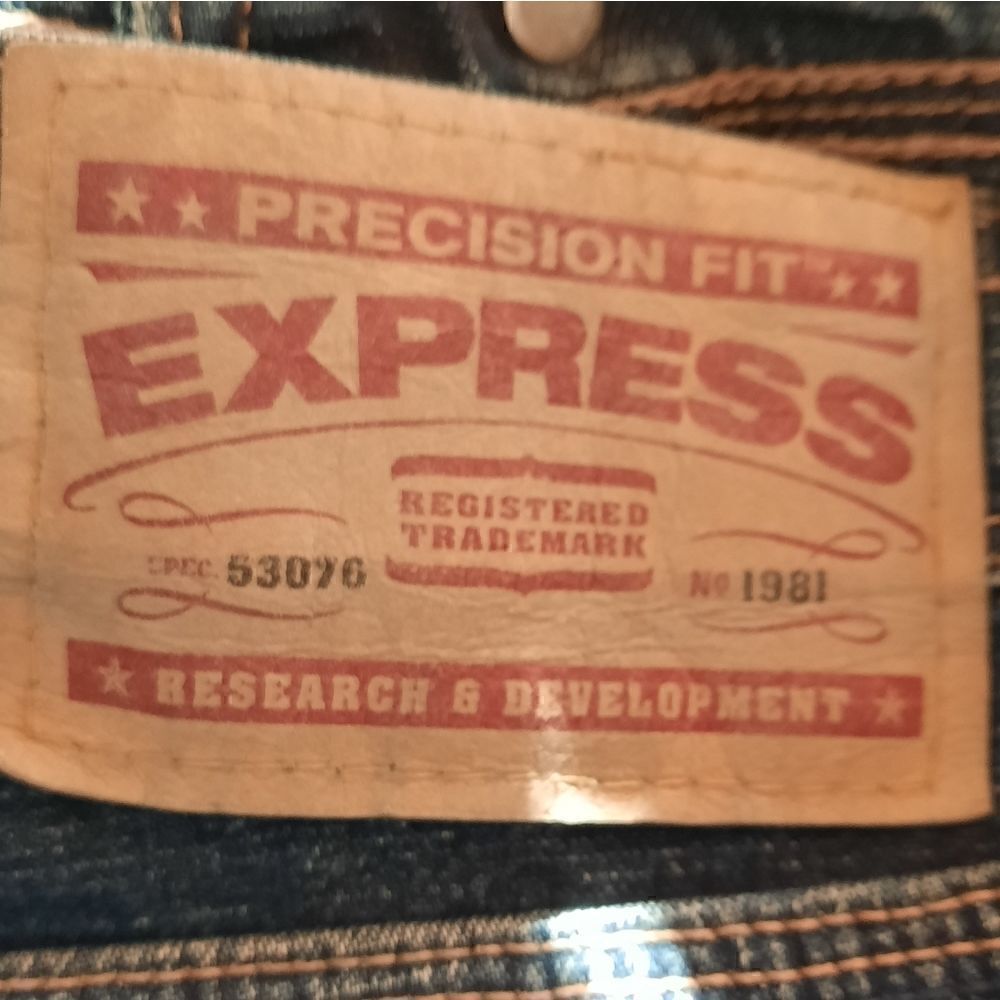 Express Denim Jeans Bootcut Blue - Picture 16 of 16